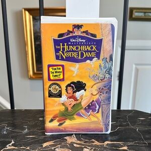 Vintage Disney's The Hunchback of Notre Dame VHS Masterpiece Collection Sealed